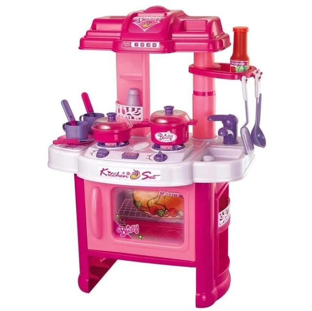 Игровой набор Kitchen Кухня детская игровая розовая: продажа, цена в ...