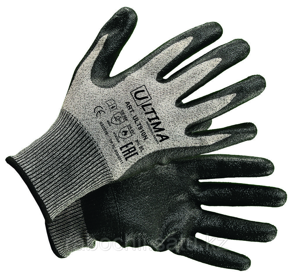 Перчатки из Высокополимеризированного волокна (5) с нитриловым покрытием ULT910N - фото 1 - id-p113825924