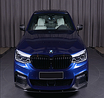 Карбоновая губа переднего бампера для BMW 5 серии G30 2017-2020