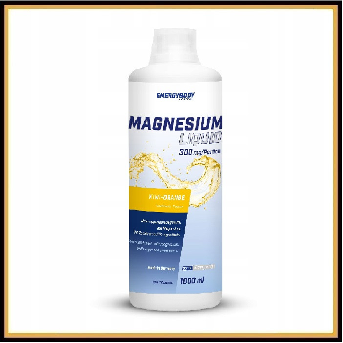 Магний B6 - Energybody Magnesium Plus vitamin B6 1000 ml (Малина)