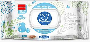 Салфетки влажные 100шт Papilion с крышкой BABY HYPOALLERGENIC