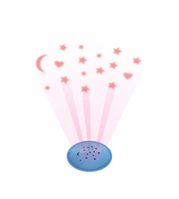 Игрушка-обнимашка с проектором BEAR HADI (розовый) от baby mix - фото 2 - id-p113833752