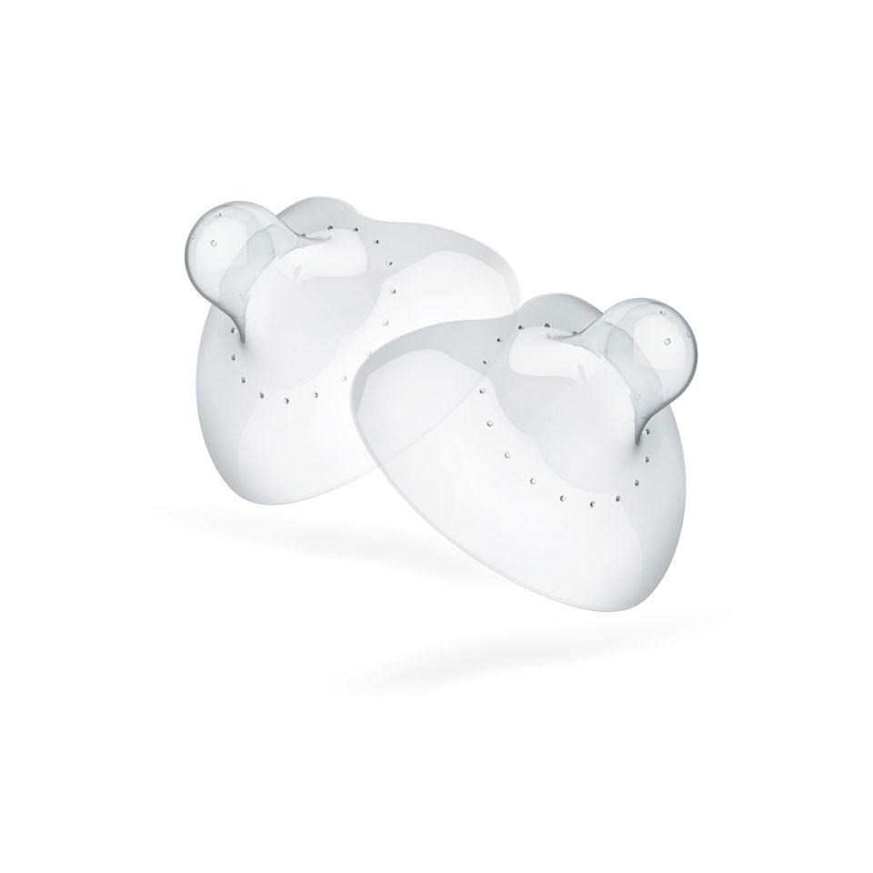 Накладки насоски силиконовые BPA-free в футляре BabyOno размер М, фото 1