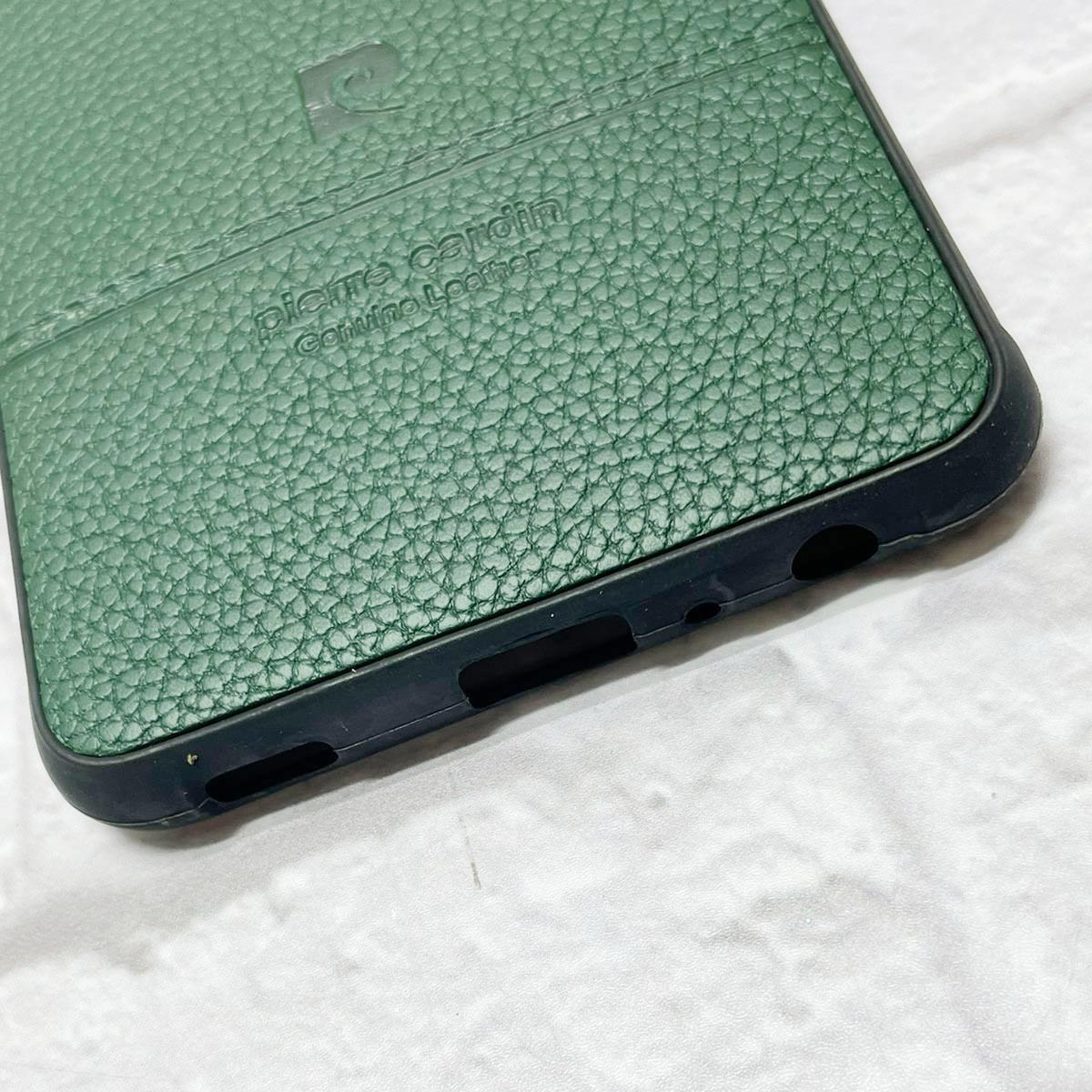 Чехол силиконовый на телефон Samsung Galaxy A52 зеленая под кожу - фото 3 - id-p113823790