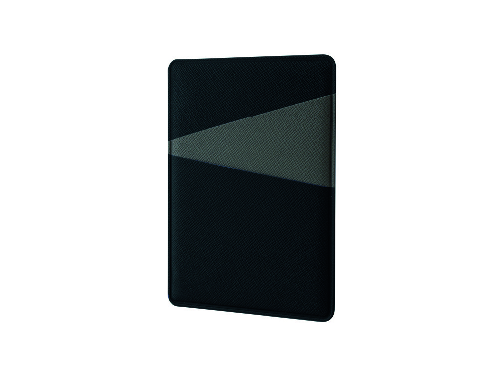 Картхолдер на 3 карты типа бейджа Favor, черный/серый - фото 1 - id-p113833506
