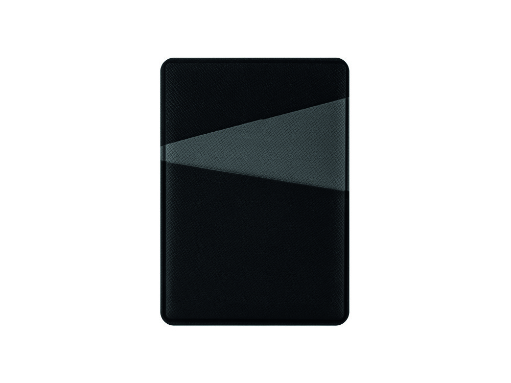 Картхолдер на 3 карты типа бейджа Favor, черный/серый - фото 2 - id-p113833506