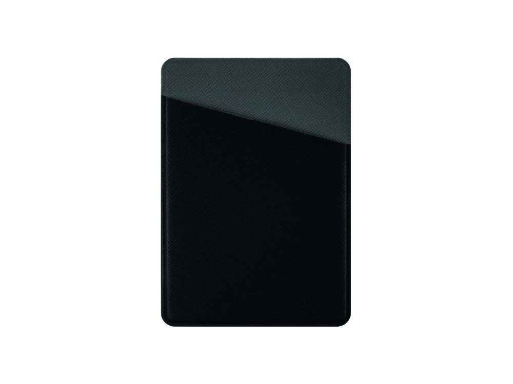 Картхолдер на 3 карты типа бейджа Favor, черный/серый - фото 3 - id-p113833506