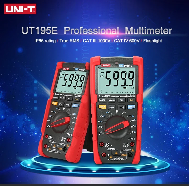 UNI-T UT195E  Промышленный цифровой мультиметр