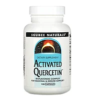 Source naturals активированный кверцетин, 100 капсул