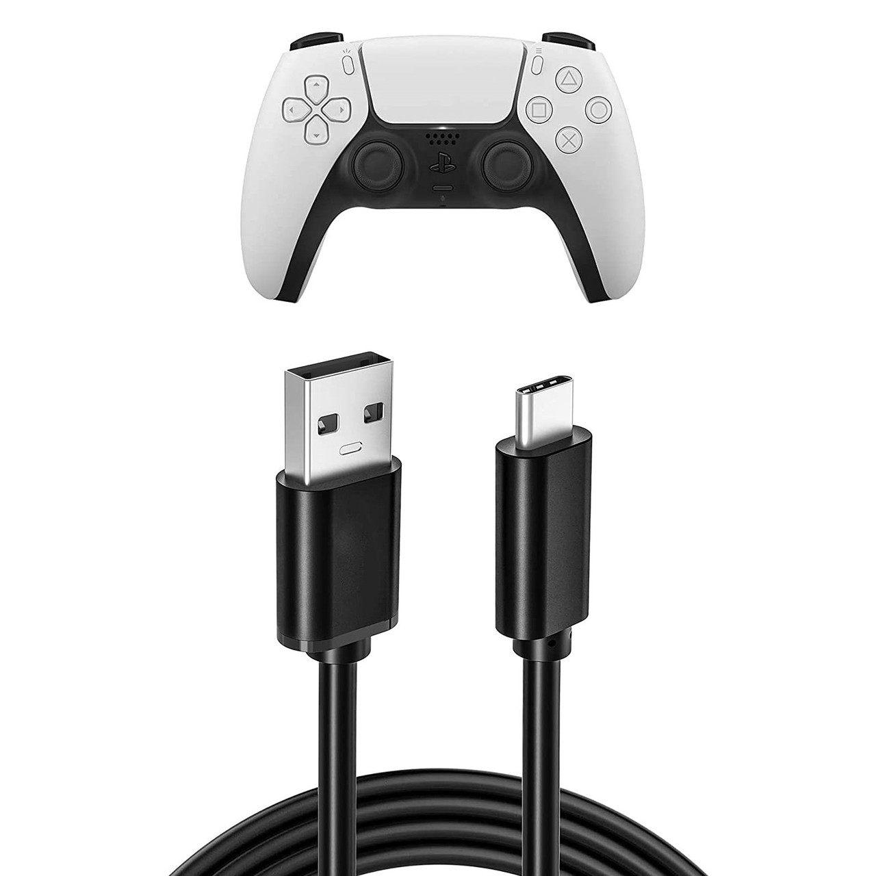 Кабель USB - Type-C для зарядки джойстика PS5 / Xbox / Switch 2 метра - фото 2 - id-p113835461