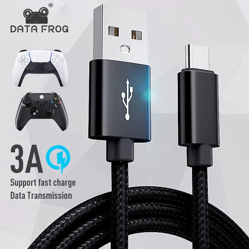 Кабель USB - Type-C  для зарядки джойстика PS5 / Xbox / Switch 2 метра