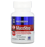 БАД MucoStop, 48 caps, Enzymedica