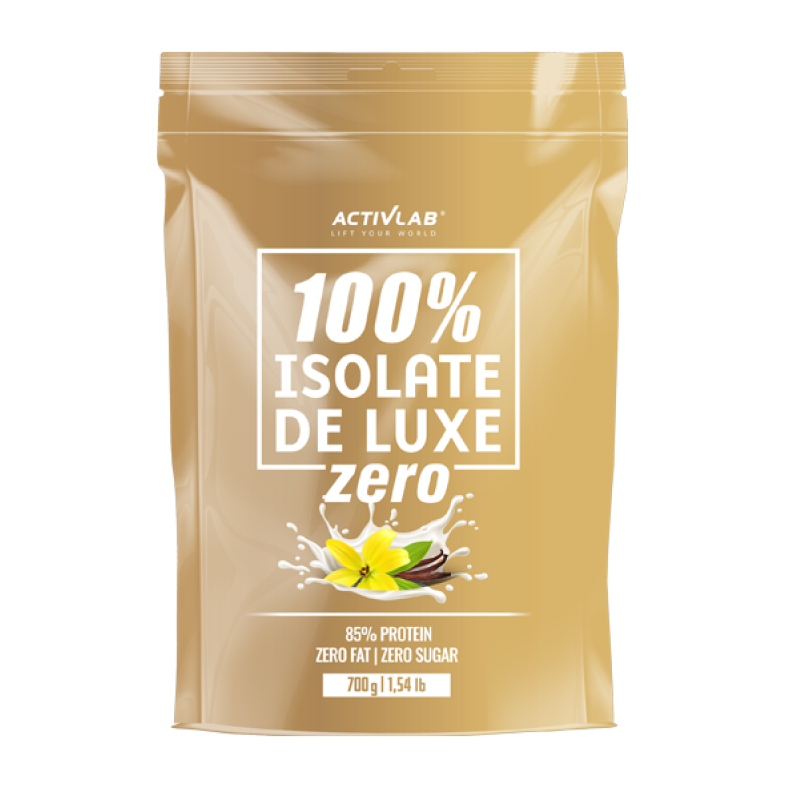 Протеин 100% Isolate De Luxe Zero, 700g, ActivLab Vanilla - фото 1 - id-p113748437