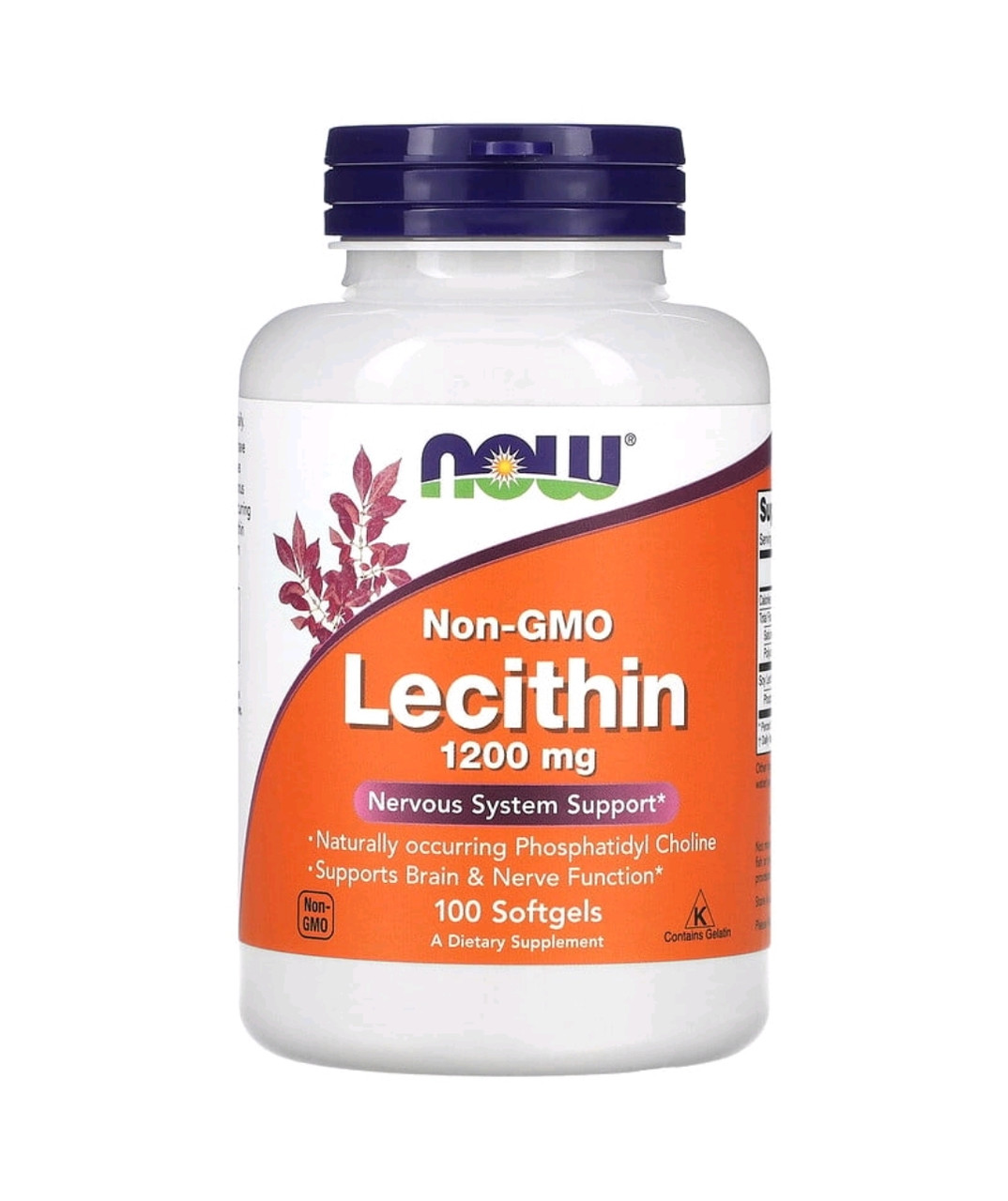 Лецитин Now Foods, 1200 мг, 100 мягких таблеток - фото 1 - id-p93982264