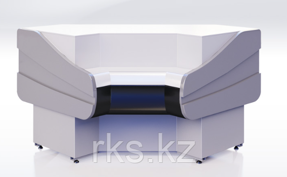 КАССОВЫЙ НЕЙТРАЛЬНЫЙ ПРИЛАВОК УГЛОВОЙ ВНУТРЕННИЙ OCTAVA КНП IC (БЕЗ БОКОВИН)