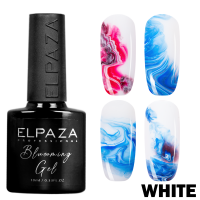 Гель-лак  для растекания белый  Elpaza Bluooming gel 10мл.