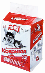 DR.ALEX Пеленки-коврики для животных (45 * 60 см), 15 шт.