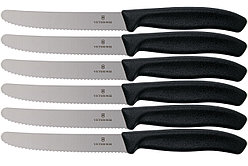 Набор кухонных ножей VICTORINOX SWISS CLASSIC TOMATO AND TABLE SERRATED (6 шт) #6.7833.6