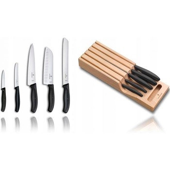 Набор кухонных ножей VICTORINOX SWISS CLASSIC IN-DRAWER (5 шт) #6.7143.5
