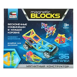 Конструктор магнитный Attivio 36 деталей