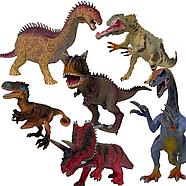 6888 Динозавры (25-35см) пластик/резина Dinosaur World 6шт в уп., цена за 1шт, фото 5