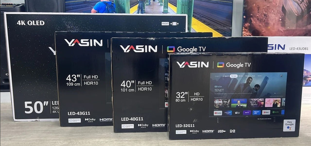 Телевизор   Yasin  50" LED-50Q90 Google TV, SMART, П