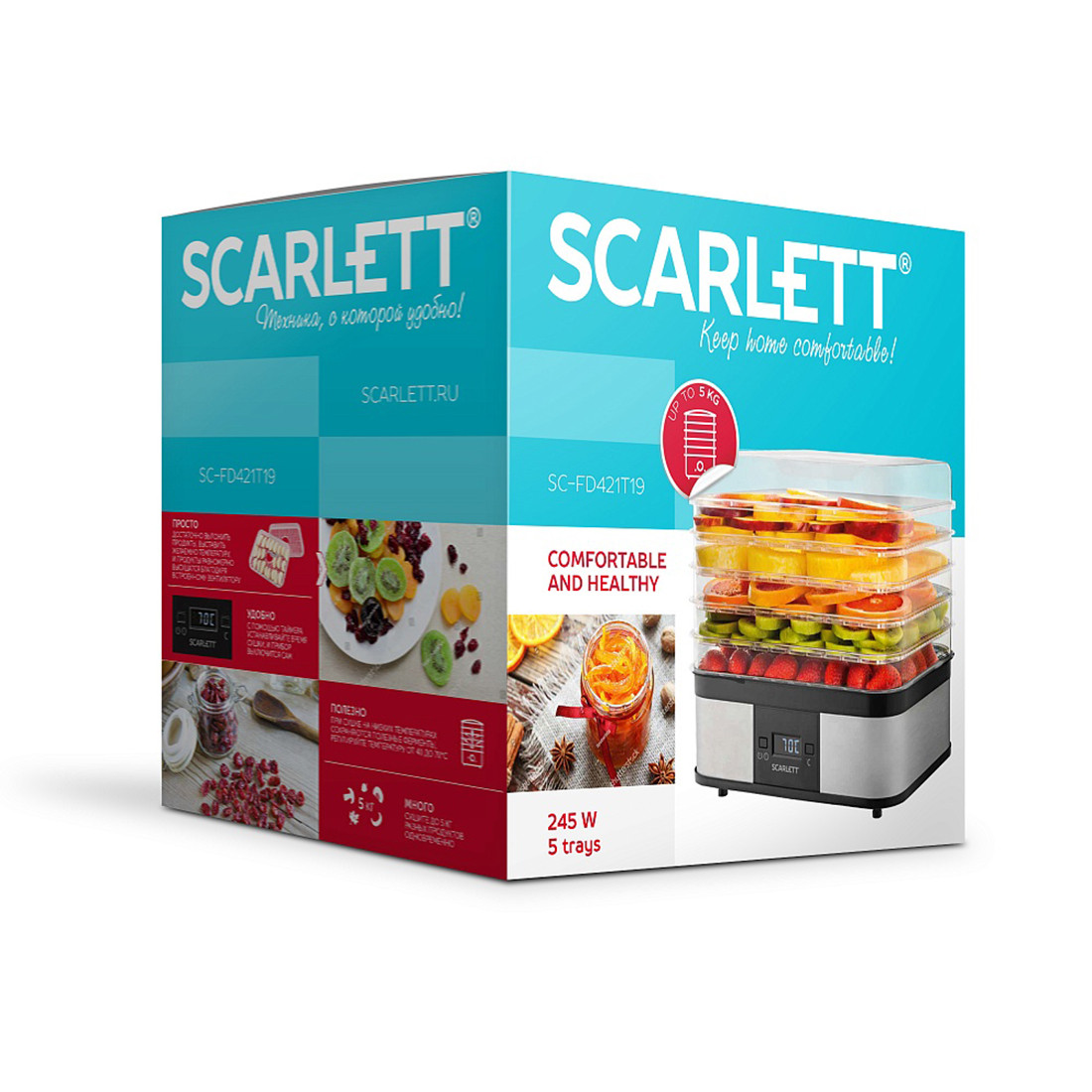 Сушилка для продуктов Scarlett SC-FD421T19 - фото 3 - id-p113843750