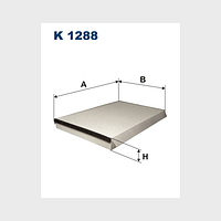 Фильтр салона FILTRON K1288 (LA 307)