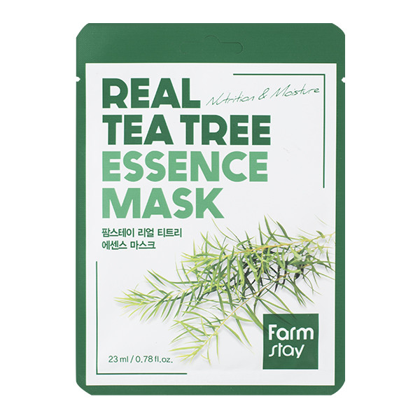 Farmstay Тканевая Маска Real Tea Tree Essence Mask 23Ml 1Шт - фото 1 - id-p113845060