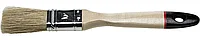 STAYER UNIVERSAL-EURO 25 мм, 1 светлая натуральная щетина, деревянная ручка, Плоская кисть (0102-025)
