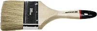 STAYER UNIVERSAL-EURO 100 мм, 4 светлая натуральная щетина, деревянная ручка, Плоская кисть (0102-100)