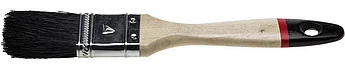 STAYER UNIVERSAL-EURO 20 мм, 3/4″ чёрная натуральная щетина, деревянная ручка, Плоская кисть (01022-020)