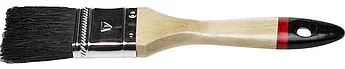 STAYER UNIVERSAL-EURO 38 мм, 1,5″ чёрная натуральная щетина, деревянная ручка, Плоская кисть (01022-038)