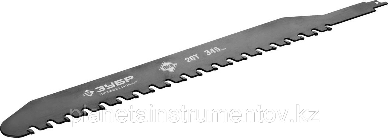 ЗУБР 460/350, 20T, с тв.зубьями для сабельной эл.ножовки, Полотно по легкому бетону, Профессионал (159772-20) - фото 1 - id-p113285287