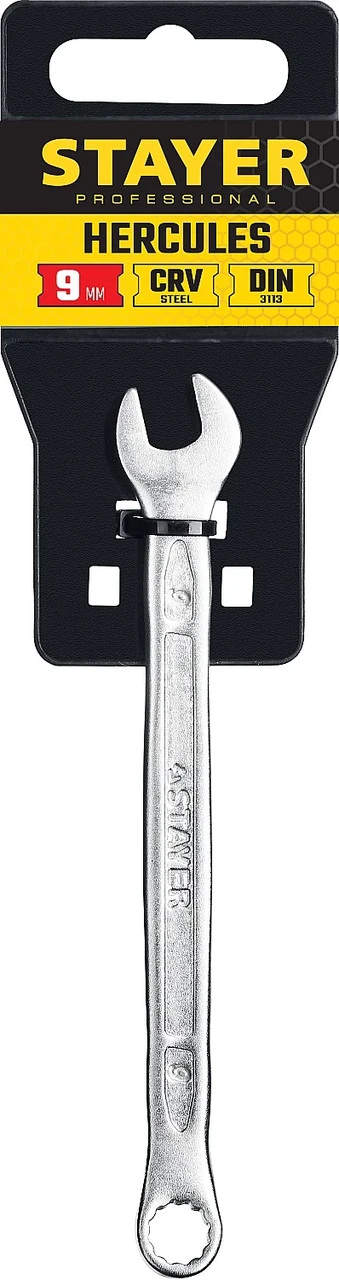 STAYER HERCULES, 9 мм, Комбинированный гаечный ключ (27081-09) - фото 2 - id-p113289471