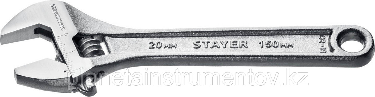 STAYER MAX-Force, 150 / 20 мм, Разводной ключ (2725-15) - фото 1 - id-p113289630