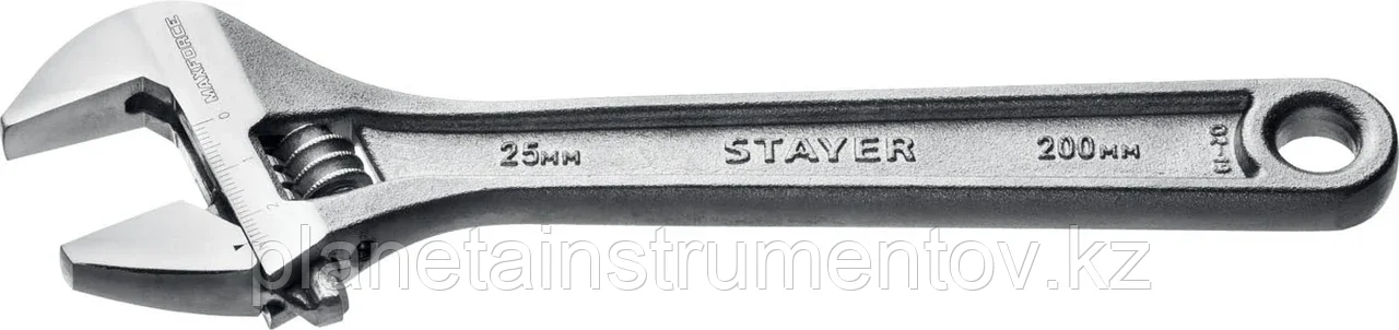 STAYER MAX-Force, 200 / 25 мм, Разводной ключ (2725-20) - фото 2 - id-p113289631