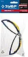 ЗУБР ПРОГРЕСС жёлтые, открытого типа, линза устойчива к царапинам и запотеванию, защитные очки (110321), фото 4