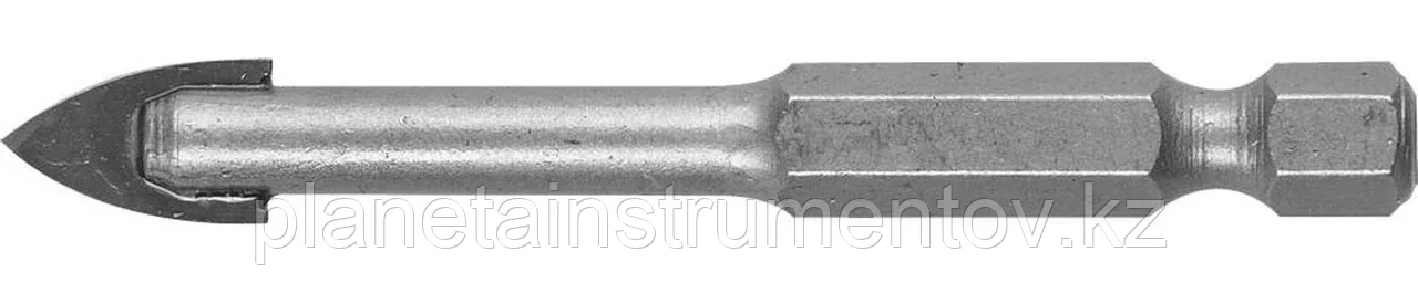 ЗУБР 8 мм, 2х кромка, HEX 1/4, Сверло по стеклу и кафелю (29840-08)