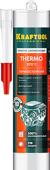 KRAFTOOL THERMO 300 мл красный, Термостойкий силиконовый герметик (41259)