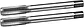 ЗУБР М8x1.25мм, сталь 9ХС, Комплект ручных метчиков (4-28006-08-1.25-H2), фото 2