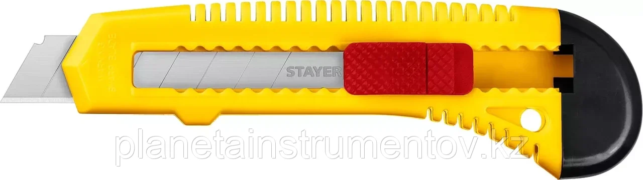 STAYER FORCE, 18 мм, Нож упрочненный из АБС пластика со сдвижным фиксатором (0911) - фото 2 - id-p113288725