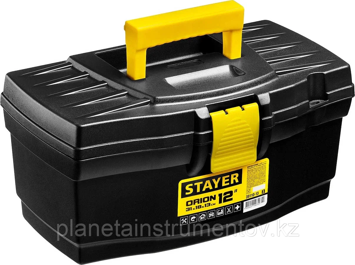 STAYER ORION-12, 310 x 180 x 130 мм, (12″), Пластиковый ящик для инструментов (38110-13)