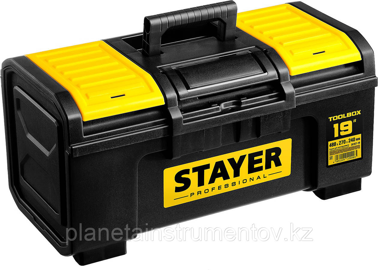 STAYER TOOLBOX-19, 480 х 270 х 240, Пластиковый ящик для инструментов, Professional (38167-19) - фото 1 - id-p113292729