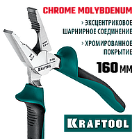 KRAFTOOL 160 мм, Комбинированные плоскогубцы с эксцентриковым шарниром (22011-1-16)