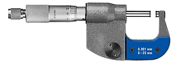 ЗУБР МКЦ 25 0-25 мм, Гладкий цифровой микрометр (34482-25)
