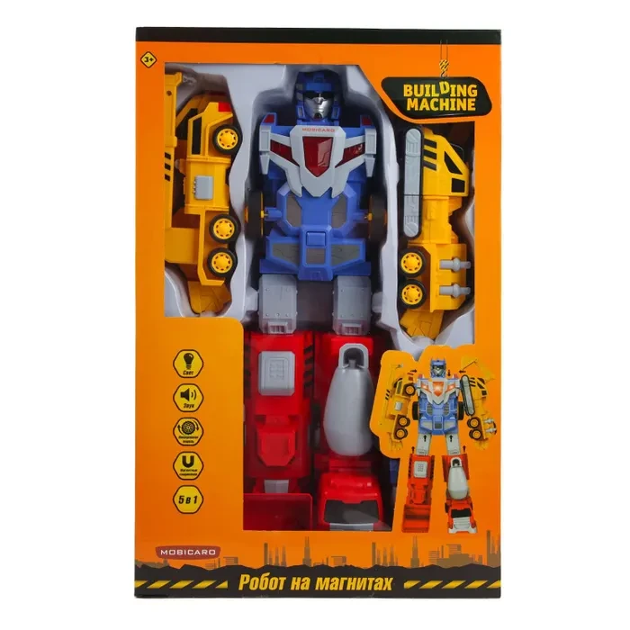 Робот-трансформер Mobicaro Машинки 5в1, фото 1