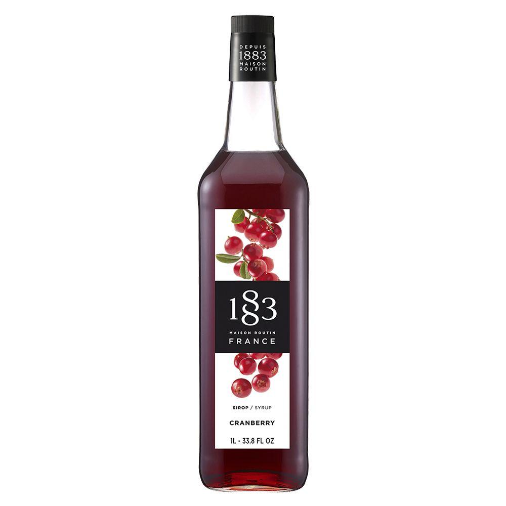 Сироп 1883 Maison Routin Клюква (Cranberry), 1 л, стекло - фото 1 - id-p113845671