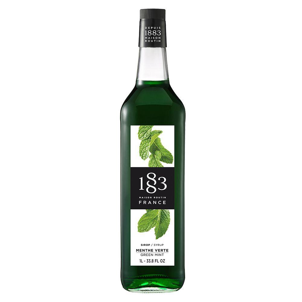 Сироп 1883 Maison Routin Зеленая мята (Green Mint), 1 л, стекло, фото 1