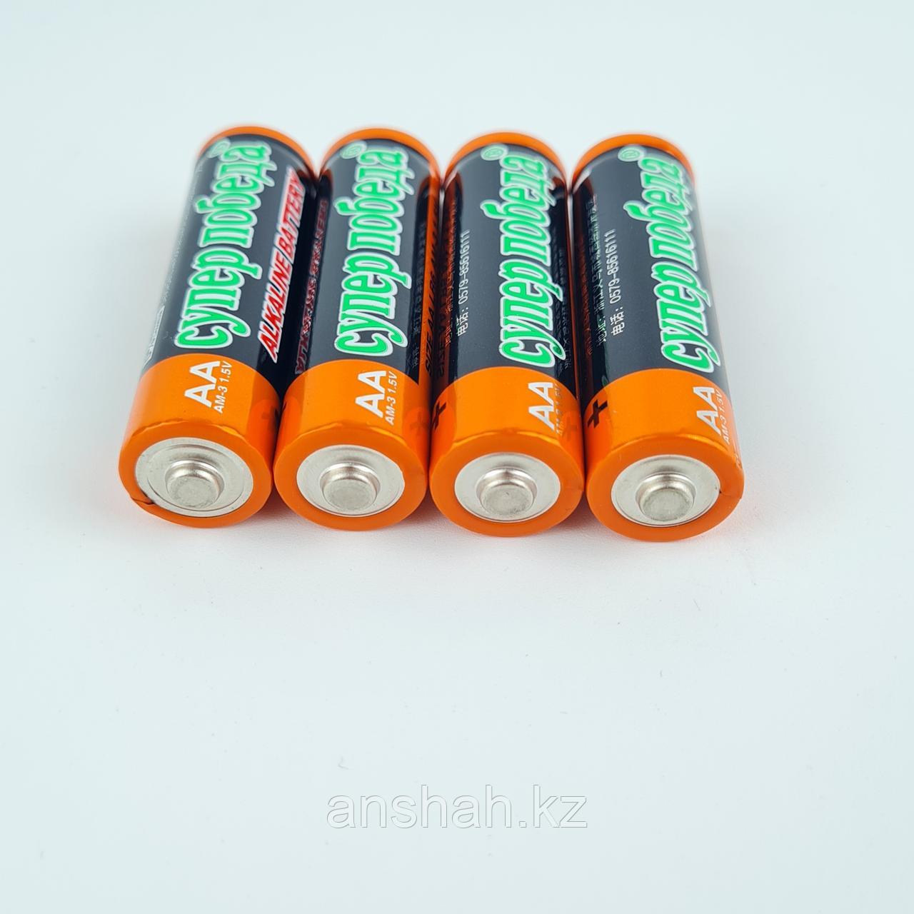 Батарейки "Супер Победа" АА, пальчиковые, на блистере - фото 4 - id-p71900817